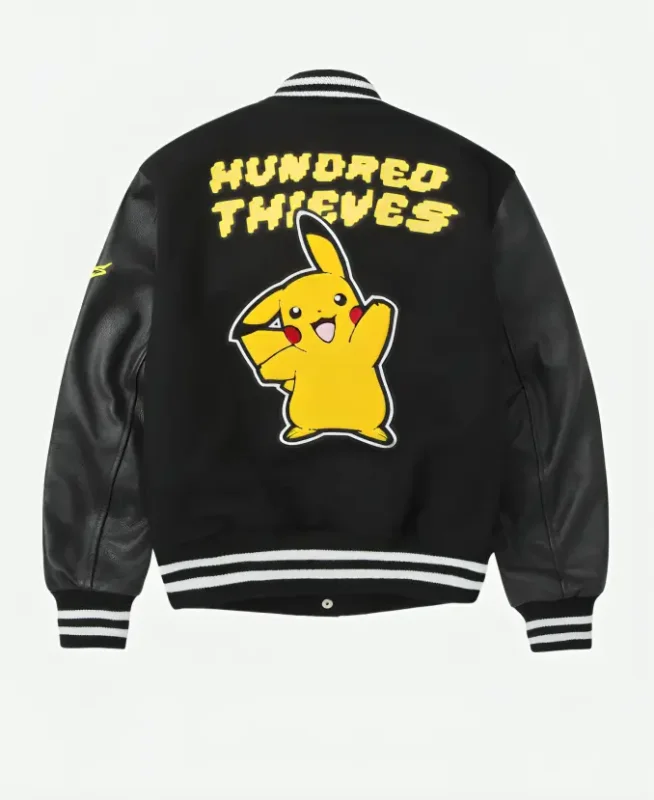 Golden Bear Pikachu Varsity Jacket Back
