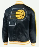 Indiana Pacers The Offensive Navy Versity Jacket Back
