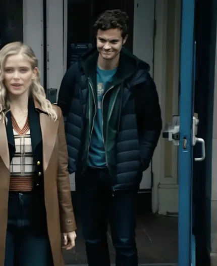 Jack Quaid The Boys S04 Hughie Campbell Black Puffer Jacket