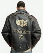 James Dean Death Cult Leather Jacket Back