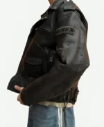 James Dean Death Cult Leather Jacket Left Arm