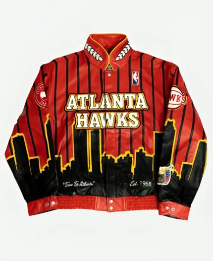 Jeff Hamilton X ATL Hawks Leather Jacket