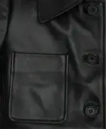 Jenna Ortega Wednesday Leather Jacket Detailing