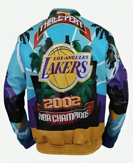 Kobe Bryant 3 Peat Jacket Back