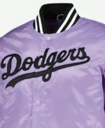 Los Angeles Dodgers Cross Bronx Jacket Detailing