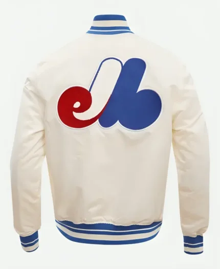 MLB Montreal Expos Retro Varsity Jacket Back