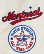 MLB Montreal Expos Retro Varsity Jacket Detailing