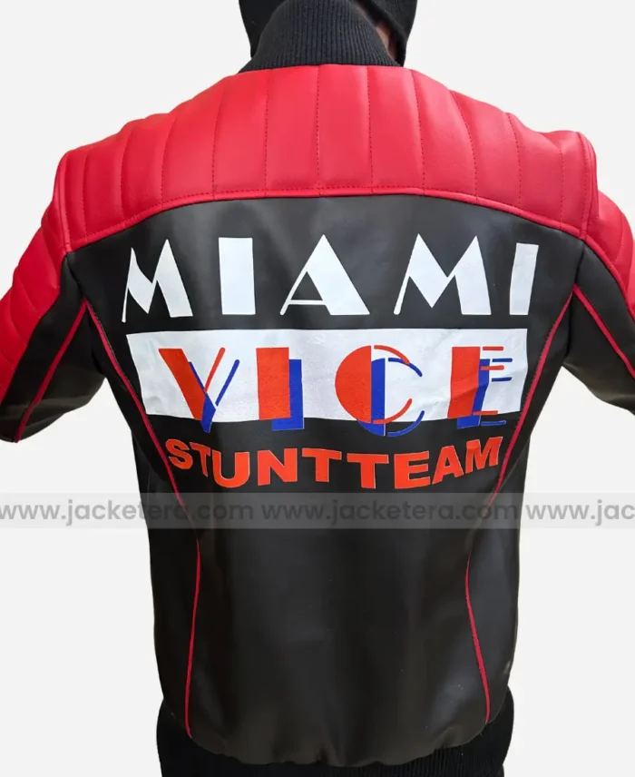 Miami Vice Stunt Leather Jacket