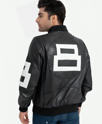 Michael Hoban 8 Ball Jacket Back
