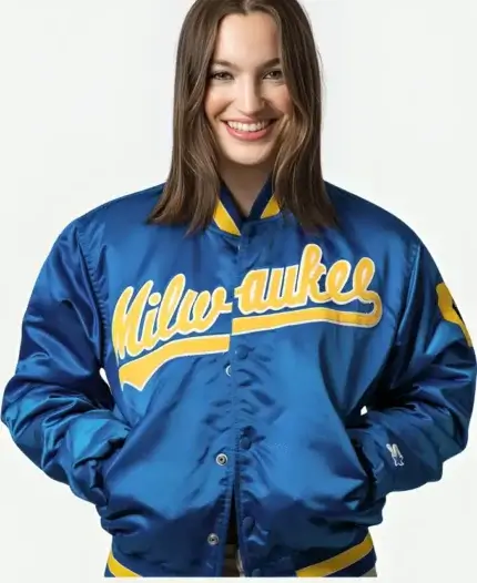 Milwaukee Brewers MLB Jacket Front