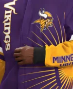 Minnesota Vikings G-III Sports Jacket Detailing