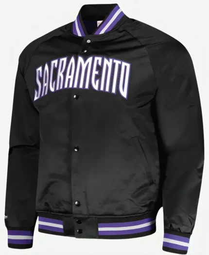 Mitchell & Ness Sacramento Kings Jacket Front