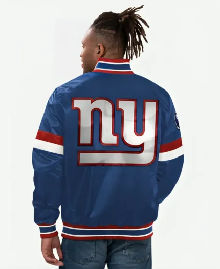 NFL New York Giants Starter Jacket Back