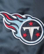 NFL Tennessee Titans Varsity Jacket Detailing