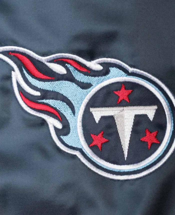 NFL Tennessee Titans Varsity Jacket Detailing