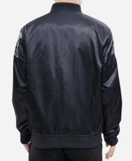 NY Jets Wordmark Black Jacket Back