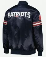 New England Patriots Full Snap Jacket Back