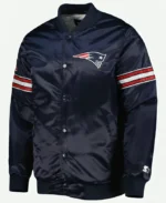 New England Patriots Full Snap Jacket Front