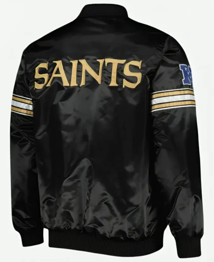 New Orleans Saints Varsity Jacket Back