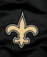 New Orleans Saints Varsity Jacket Detailing