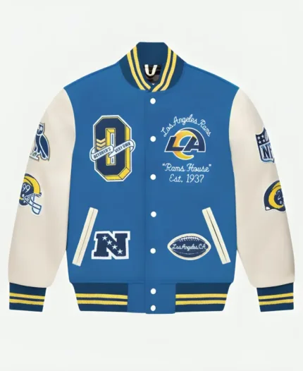 OVO x NFL Los Angeles Rams Jacket Front