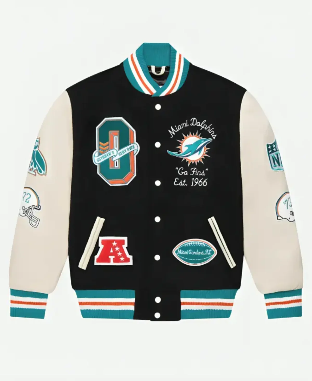 NFL Soft Shell Coat - Miami Dolphins, XL S-20087MIA-X - Uline