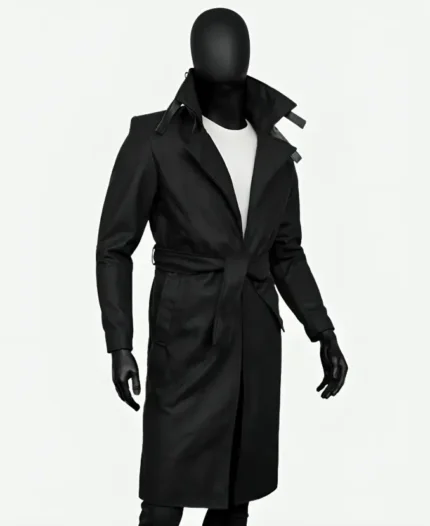 Paul Atreides Dune Black trench Coat Side
