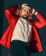 Ryan Gosling The Fall Guy 2024 Red Jacket Right Arm