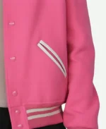 Saint Laurent Teddy Pink Jacket Detailing