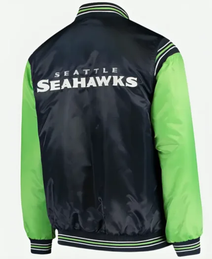 Seattle Seahawks Enforcer Jacket Back