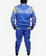 Snoop Dogg Super Bowl Halftime Blue Tracksuit Back