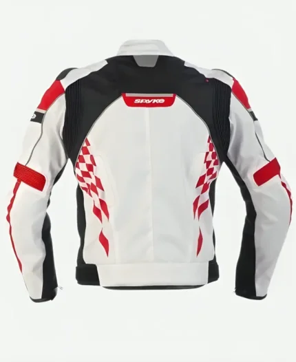 Spyke 4 GP Motorcycle Jacket Back