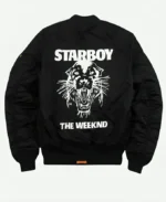 Starboy Panther XO Black Jacket Back