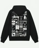 Stussy Sara Zip Hoodie Black Back