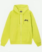 Stussy Sara Zip Hoodie Yellow