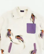 Taylor Swift Koi Fish Sweater Front Closeup