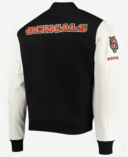 Vintage Cincinnati Bengals Jacket Back
