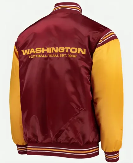 Washington Football Team Full-Snap Jacket Back