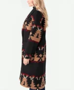 Yellowstone Beth Dutton Printed Coat Left Arm