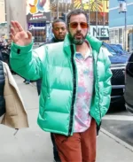 Adam Sandler Green North Face Jacket