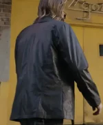 Austin Amelio Hit Man 2024 Leather Jacket Back