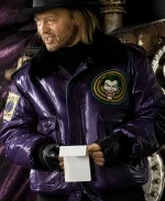 Batman Bob the Goon Purple Leather Joker Jacket