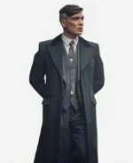 Cillian Murphy Peaky Blinders Black Trench Coat Fro Men