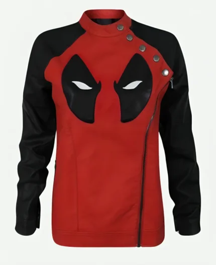 Deadpool Eye Leather Jacket