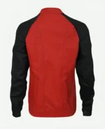 Deadpool Eye Leather Jacket Back