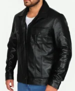 Elvis Presley Leather Jacket Front