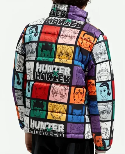 Hunter X Hunter Puffer Jacket Back