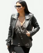 Kim Kardashian Biker Leather Jacket For Men And Women