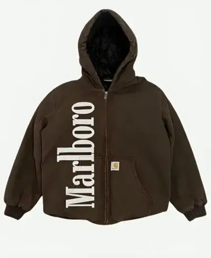 Marlboro Carhartt Hooded Jacket Brown