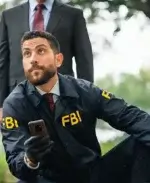 Omar Adom Special Agent Navy Blue Colot FBI Jacket